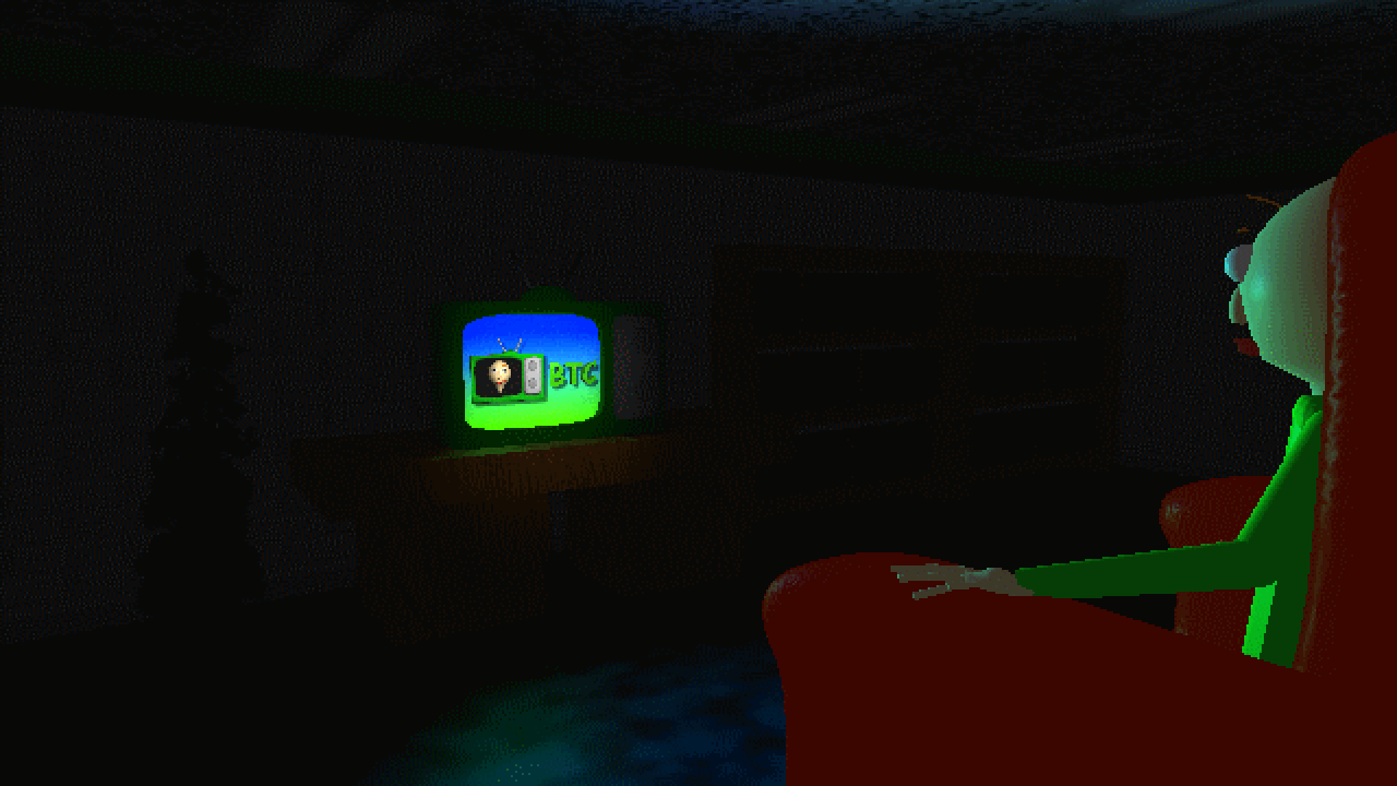 BaldiWatchingTV