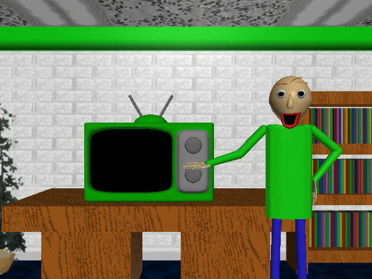 BaldiWatchingTV